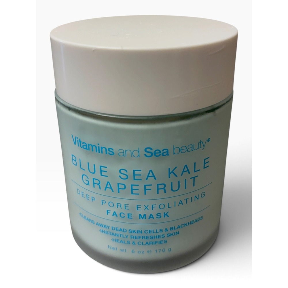 Vitamins and Sea Beauty Blue Sea Kale Grapefruit Deep Pore Exfoliating Face Mask